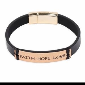 Faith hope love Bracelet